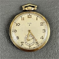 1937 10K Gold Filled Elgin 15-Jewel Pocket Watch