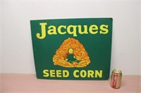 Jacques Seed Corn Sign