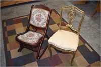 2-ANTIQUE CHAIRS ! R-5-T