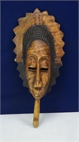 African Style Wooden Head