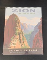 2022 Zion National Park Wall Calendar