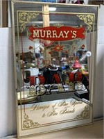 Murray's Private Bar Mirror Sign