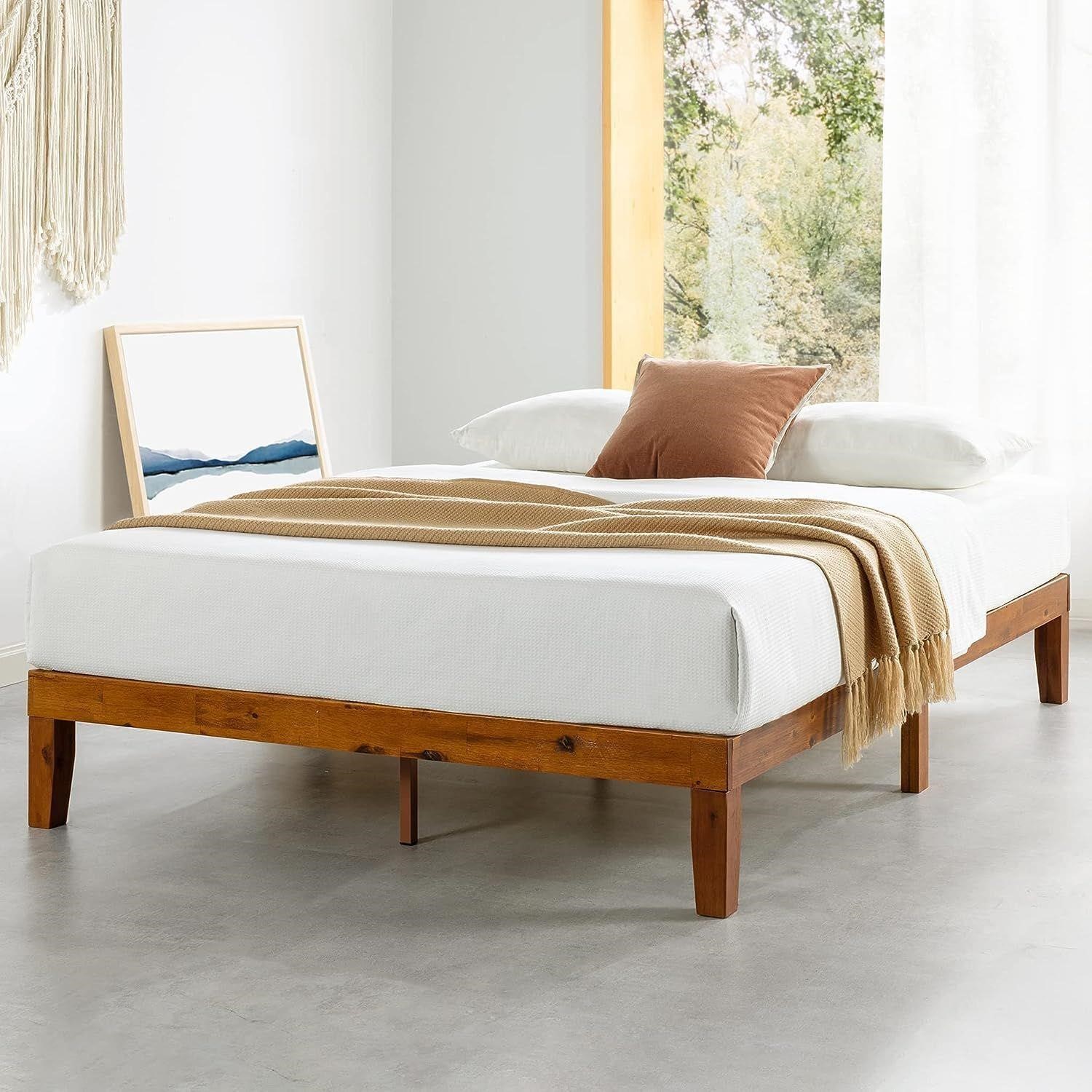 Mellow Naturalista 12 Wood Bed  Queen