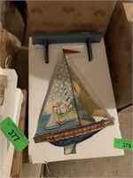 JIM SHORE SAILBOAT SCULPTURE