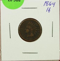 1864 Indian Cent FR Damaged