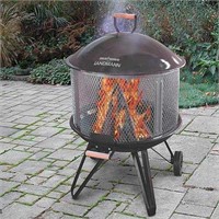 Heatwave 28 in. Steel Outdoor Fireplace with Cover