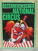 OSTERR. NATIONAL CIRCUS POSTER