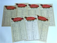 RINGLING BROS. AND BARNUM & BAILEY ROUTE SHEETS