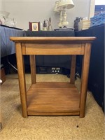Tile top end table.