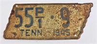 1945 TN license plate
