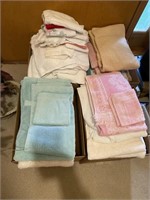 Four boxes of bath towels, and  washcloths