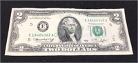 United States two dollar bill E18404362A