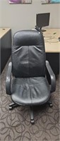 Black office chair rough