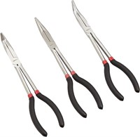 (N) Amazon Basics Long Reach Pliers Set - 3-Piece