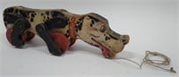 Vintage Fisher Price Snoopy Wooden Pull Toy