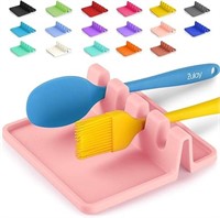 Zulay Kitchen Silicone Utensil Rest with Drip Pad
