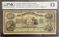 1929 Bank of Nova Scotia $10.00 Bank Note
