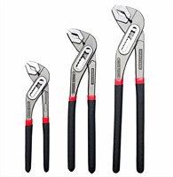 3 Pieces Groove Joint Pliers Set,8/10/12 inch