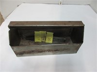 Handmade metal tool box w/flints