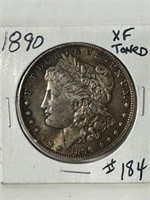 1890 Morgan Dollar - XF (TONED)