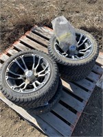 Golf cart tires and rims 225/35-12