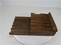 ANTIQUE WOOD CIGAR MOLD