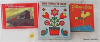 Drawing and Coloring Book Sets in Original Boxes