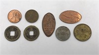 Flattened Penny Souvenirs, Tokens & More Assorted