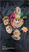 Lot of clown/mask magnets