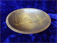 Burled Wood Dough Bowl