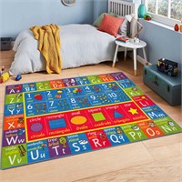 KC Cubs ABC Alphabet Kids Area Rug 7' 10 x 9' 10