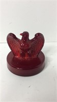 Vintage Fenton Red Glass 1776-1976 Eagle U16A