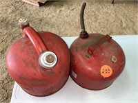 Metal and Plastic Gas Cans