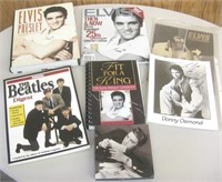 Lot of Elvis & Beatles Collectible Books