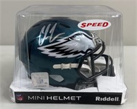 Chris Long Signed Philadelphia Eagles Mini Helmet