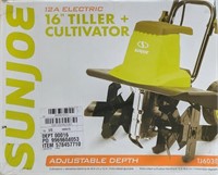 E3 Sunjoe Tiller Cultivator 16" 12A Electronic