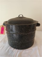 20 qt granite wear stock pot with lid