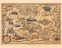 The Wizard of Oz Glenda Map Prop Print