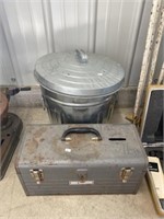 Trash Can, Craftsman Tool Box