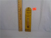 Graves Commission Co. Wood Thermometer 12"x3"