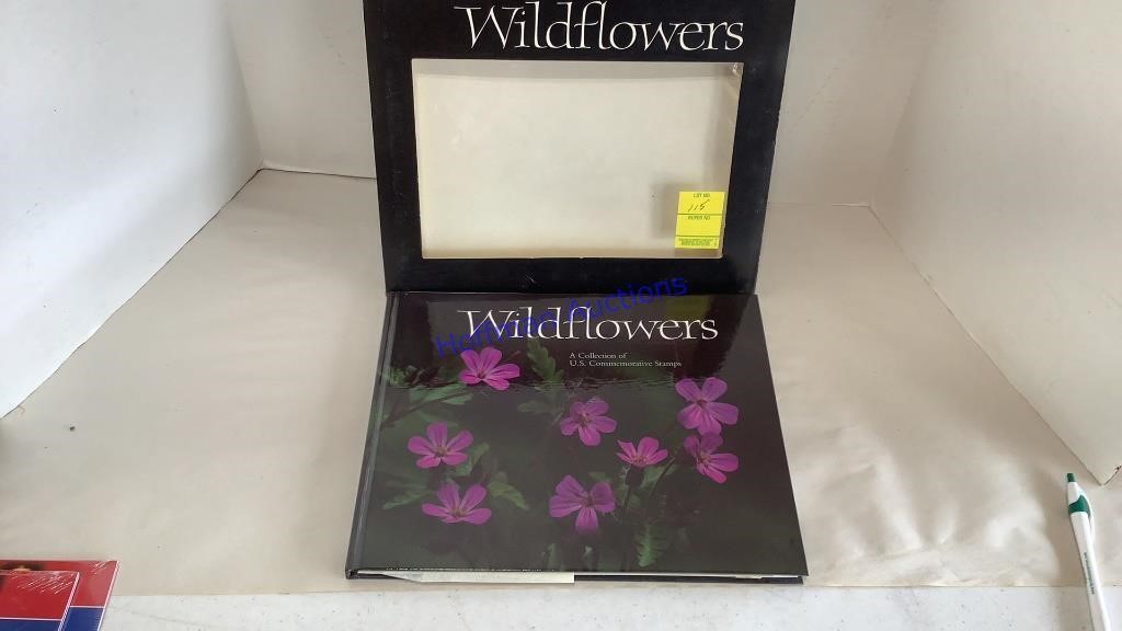 Wildflowers stamp collection set