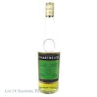 Chartreuse Green Label Liqueur OPEN, Low Fill