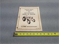 Allis Chalmers IB Tractor Manual