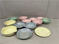 MALLO WARE plasticware bowls and plates