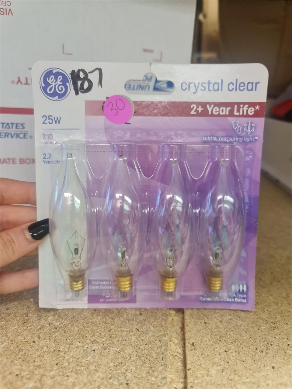Crystal clear light bulbs