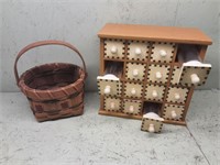 Spice box and basket