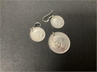 925 Silver Australian Pence Shilling Jewelry.