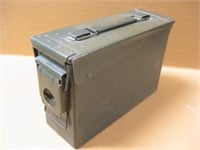 Green Metal Ammo Can Marked 02 M19A1 SCF