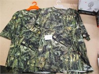 2 New Fishouflage Bass Shirts Size M