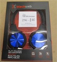 Blackweb Premium Series Flat Folding Headphones